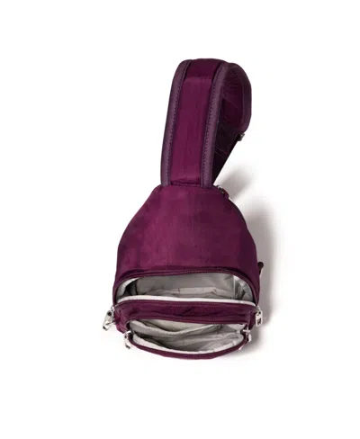 Baggallini Securtex Anti-theft Daytripper Sling In Red