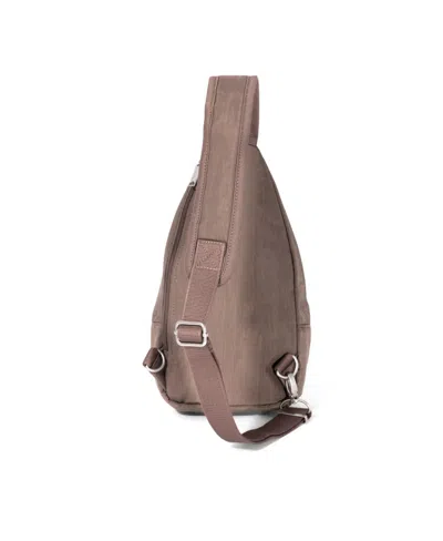 Baggallini Securtex Anti-theft Daytripper Sling In Brown