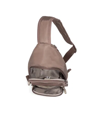 Baggallini Securtex Anti-theft Daytripper Sling In Brown