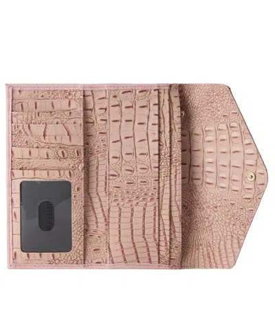 Brahmin Veronica Envelope-style Mini Wallet In Pink