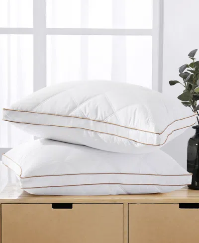 Unikome Goose Feather Down 2-pack Bedding Pillow, Standard In Multi