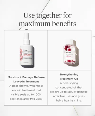 Briogeo Don't Despair, Repair! Split End Repair + Moisturizing Leave-in Conditioner 4 oz / 118 ml In Default Title