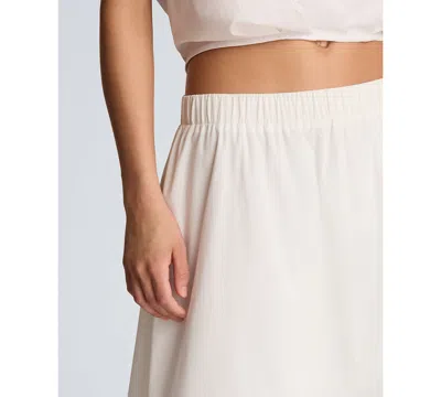 Kenneth Cole Pull On Bubble Maxi Skirt In White