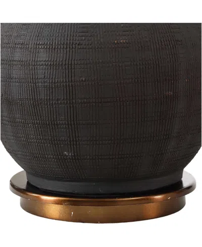 Uttermost Arnav 40" Ceramic Table Lamp In Black