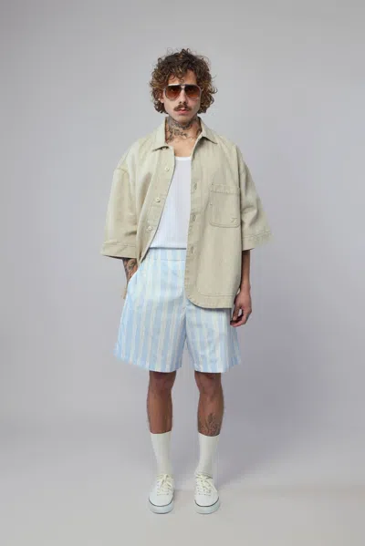 Jacquemus Le Short Calecon In Blue