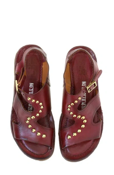 As98 A.s.98 Romy Studded Sandal In Red