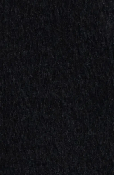 Bernardo Double Breasted Knit Coat In Black