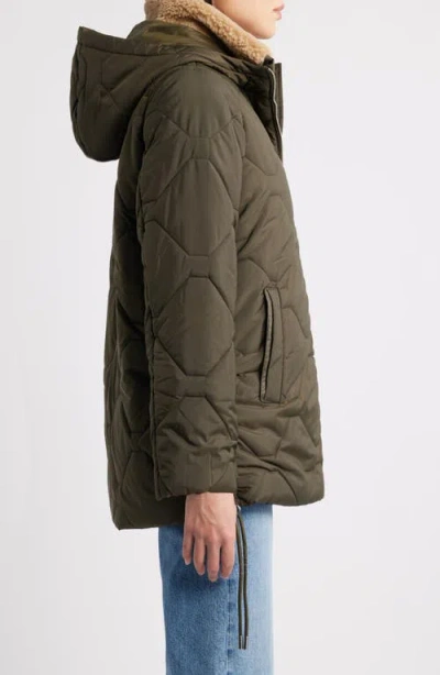 Sam Edelman Onion Quilted Jacket In Green