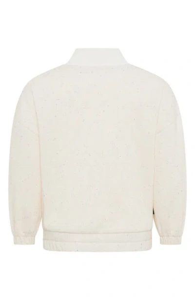 Tiny Tribe Kids' Half Zip Pullover In Sand