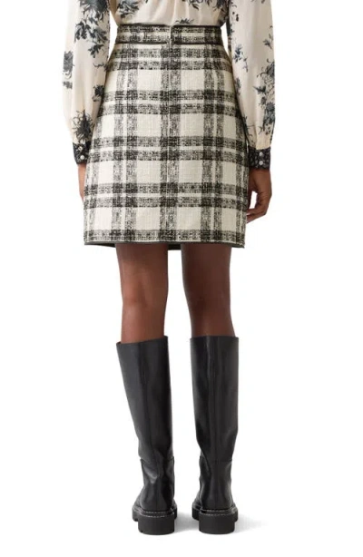 Lk Bennett Clarisse Check Skirt In Multi