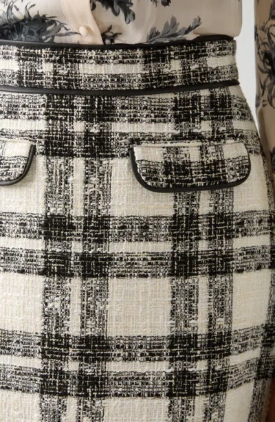 Lk Bennett Clarisse Check Skirt In Multi