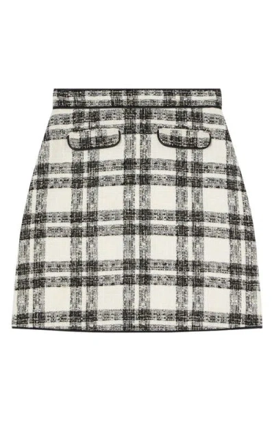 Lk Bennett Clarisse Check Skirt In Multi