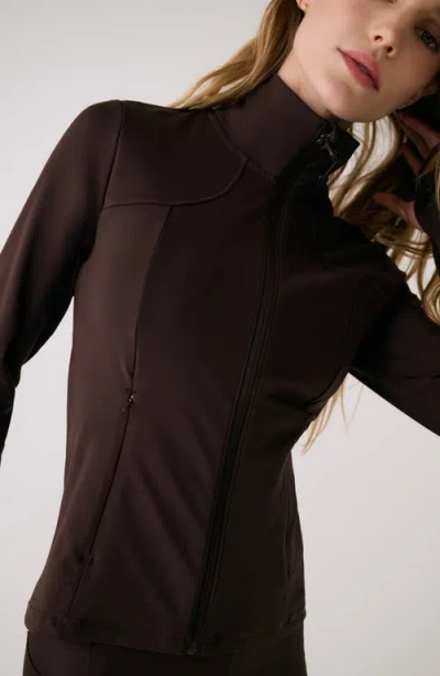 Lole Step Up Jacket In Brown