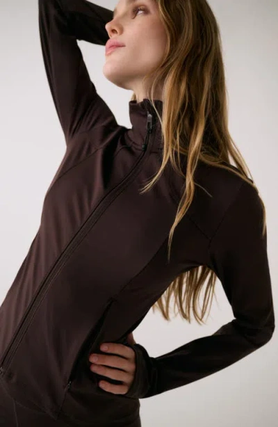 Lole Step Up Jacket In Brown