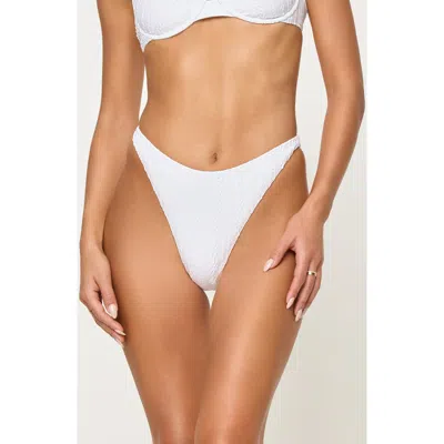 L*space Sol Classic Bikini Bottom In White
