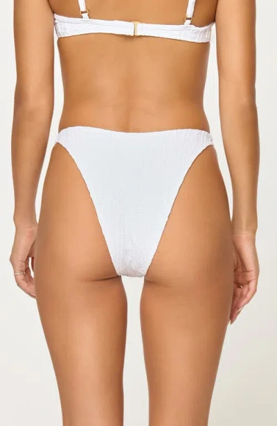 L*space Sol Classic Bikini Bottom In White