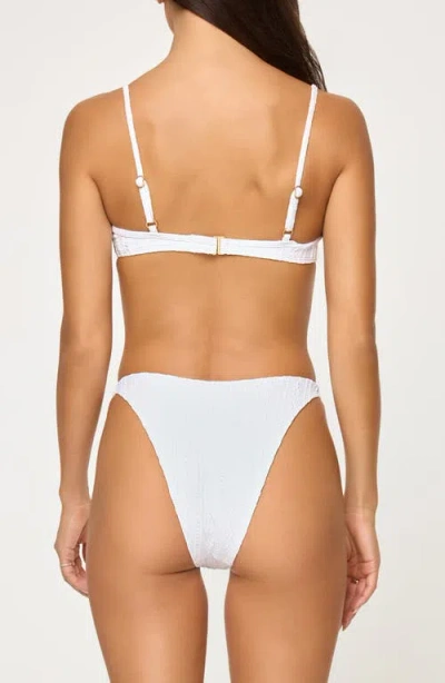 L*space Sol Classic Bikini Bottom In White