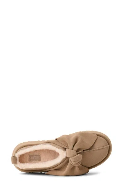 Ugg Platform Bow Slip-on Loafers In Sand