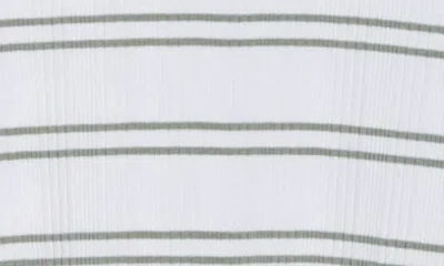Splendid Stripe Rib T-shirt In Multi