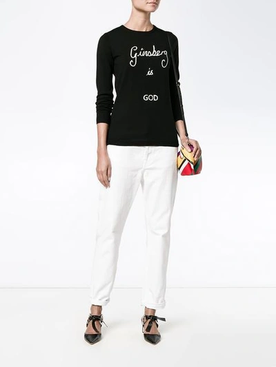 Shop Bella Freud Ginsberg Is God Sweater