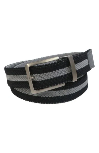 Boconi Reversible Stretch Woven Belt In Pattern