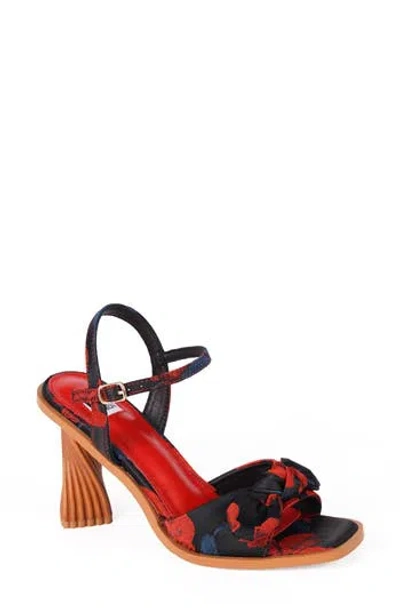 Ninety Union Nora Bow Ankle Strap Sandal In Multi