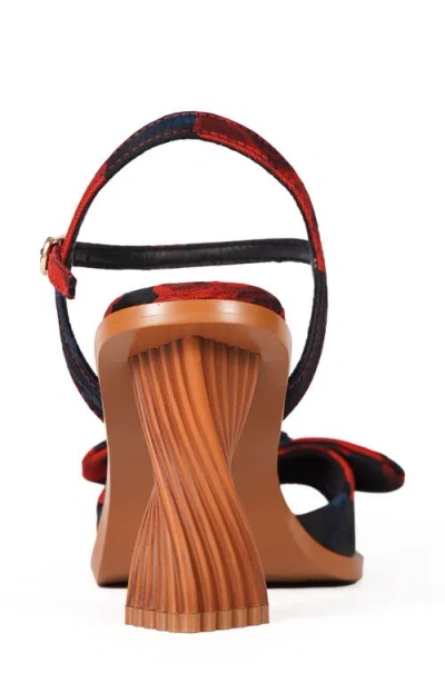 Ninety Union Nora Bow Ankle Strap Sandal In Multi