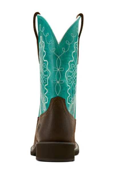 Ariat Callie Distressed Western Boot In Multi