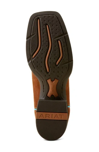 Ariat Round Up Ruidoso Leather Cowboy Boot In Brown