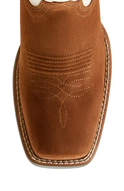 Ariat Round Up Ruidoso Leather Cowboy Boot In Brown