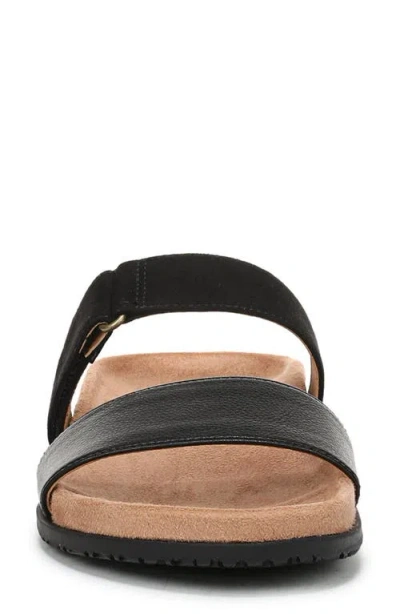 Vionic Elaine Slide Sandal In Black
