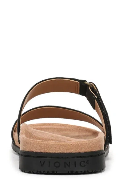 Vionic Elaine Slide Sandal In Black