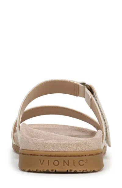 Vionic Elaine Slide Sandal In White