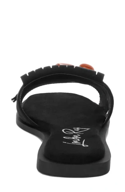 London Rag Dinasa Slide Sandal In Black | ModeSens