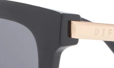 Diff Hailey 54mm Gradient Square Sunglasses In Pink