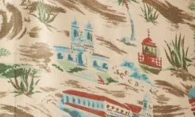 Faherty Bali Camp Shirt In Multi