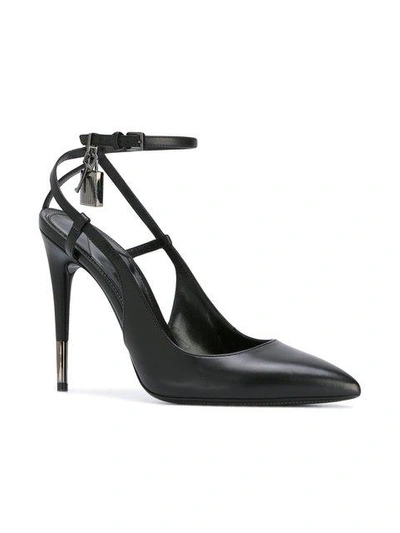 Shop Tom Ford Strappy Ankle Pumps