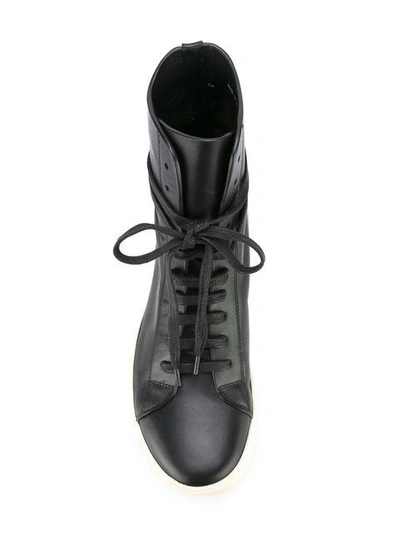 Shop Rick Owens Hi-top Sneakers