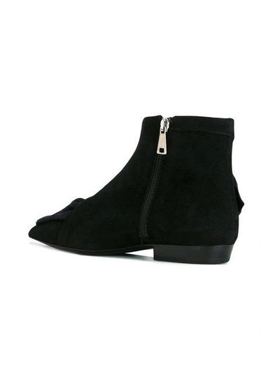 Shop Jw Anderson Ruffle Ankle Booties In Black