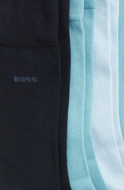 Hugo Boss Boss Assorted 5-pack Crew Socks In Multi