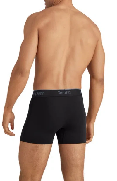 Tommy John Assorted 3-pack Second Skin 4-inch Stretch Modal Boxer Briefs In Multi