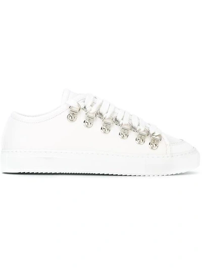 Shop Jw Anderson Canvas Sneakers In White