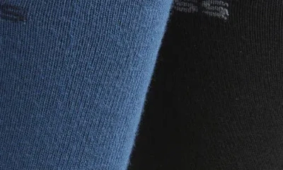 Hugo Boss Boss Assorted 2-pack Solid Dress Socks In Blue