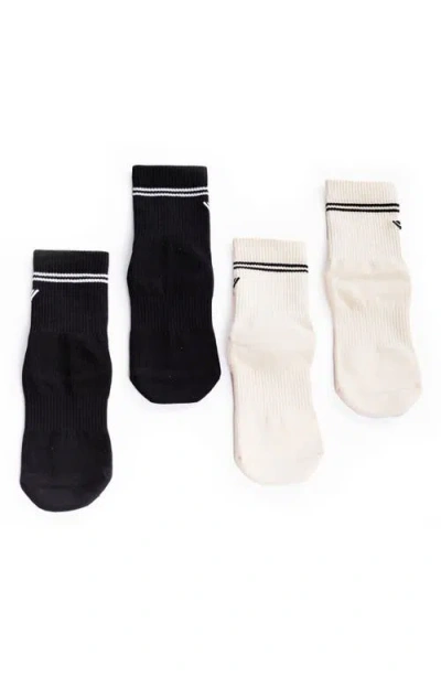 Arebesk Classic Assorted 2-pack Grip Crew Socks In Multi
