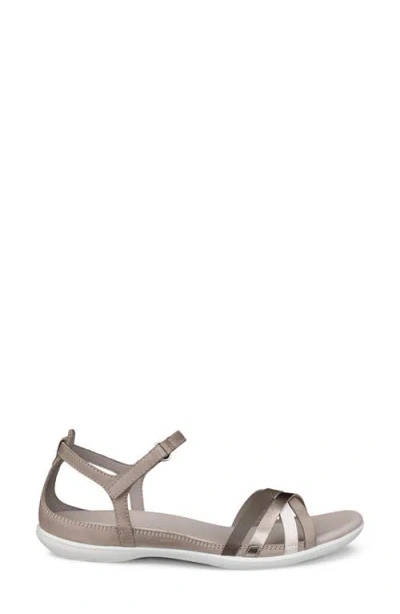 Ecco Flash Leather Ankle Strap Sandals In Brown