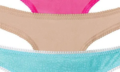 On Gossamer 3-pack Mesh Thongs In Multi