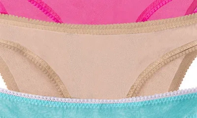 On Gossamer 3-pack Mesh Hip Bikinis In Multi