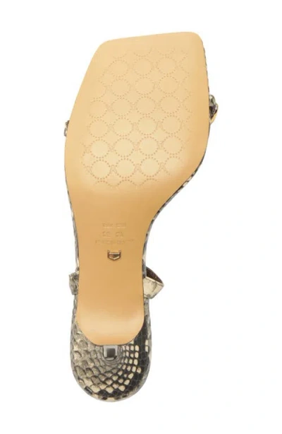 Arezzo Sofia Ankle Strap Sandal In Brown