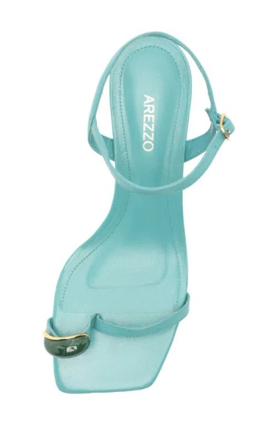 Arezzo Sofia Ankle Strap Sandal In Blue