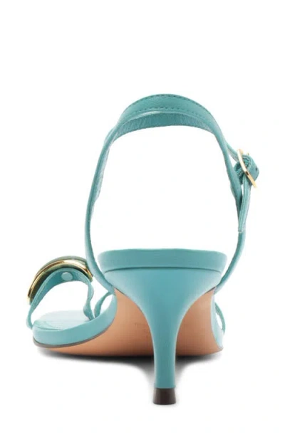Arezzo Sofia Ankle Strap Sandal In Blue